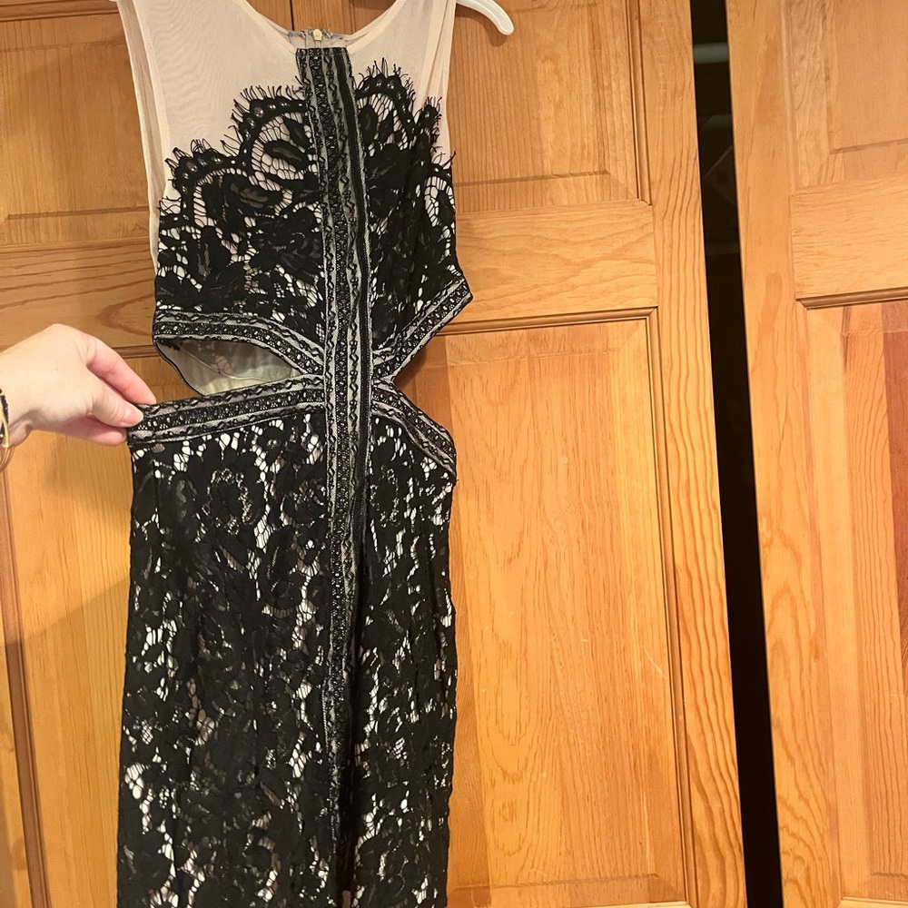 Elegant Black Lace Dress